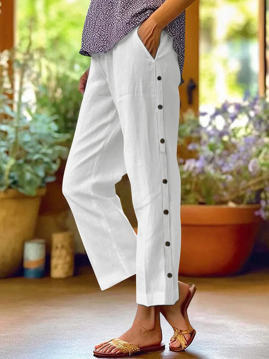 Women Plain Ankle Pants Pants Casual Spring/Fall Trousers