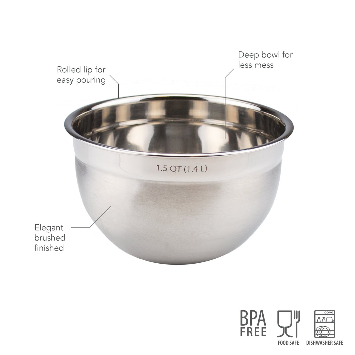 Stainless Steel Mixing Bowl Set