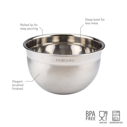 Stainless Steel Mixing Bowl Set