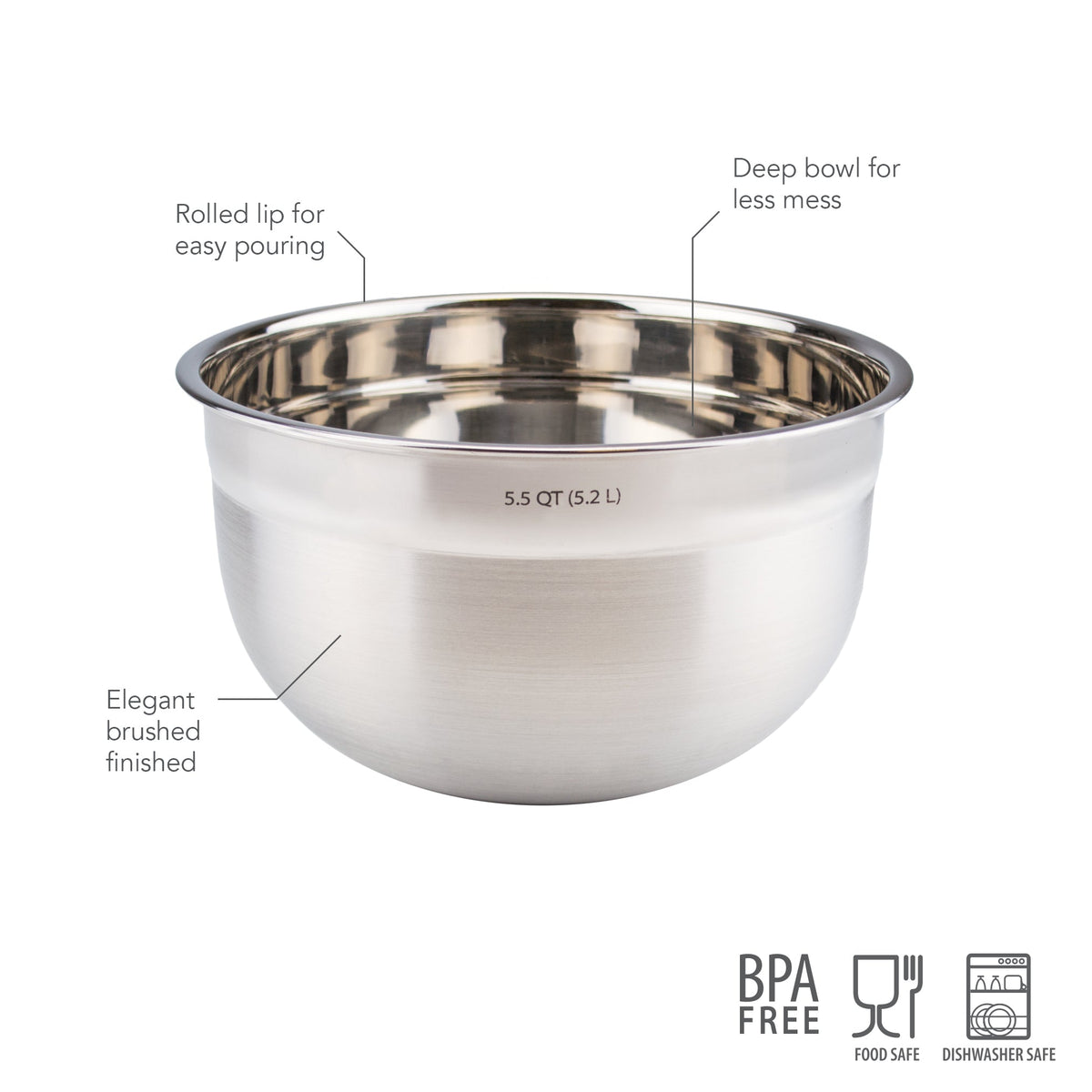Stainless Steel Mixing Bowl Set