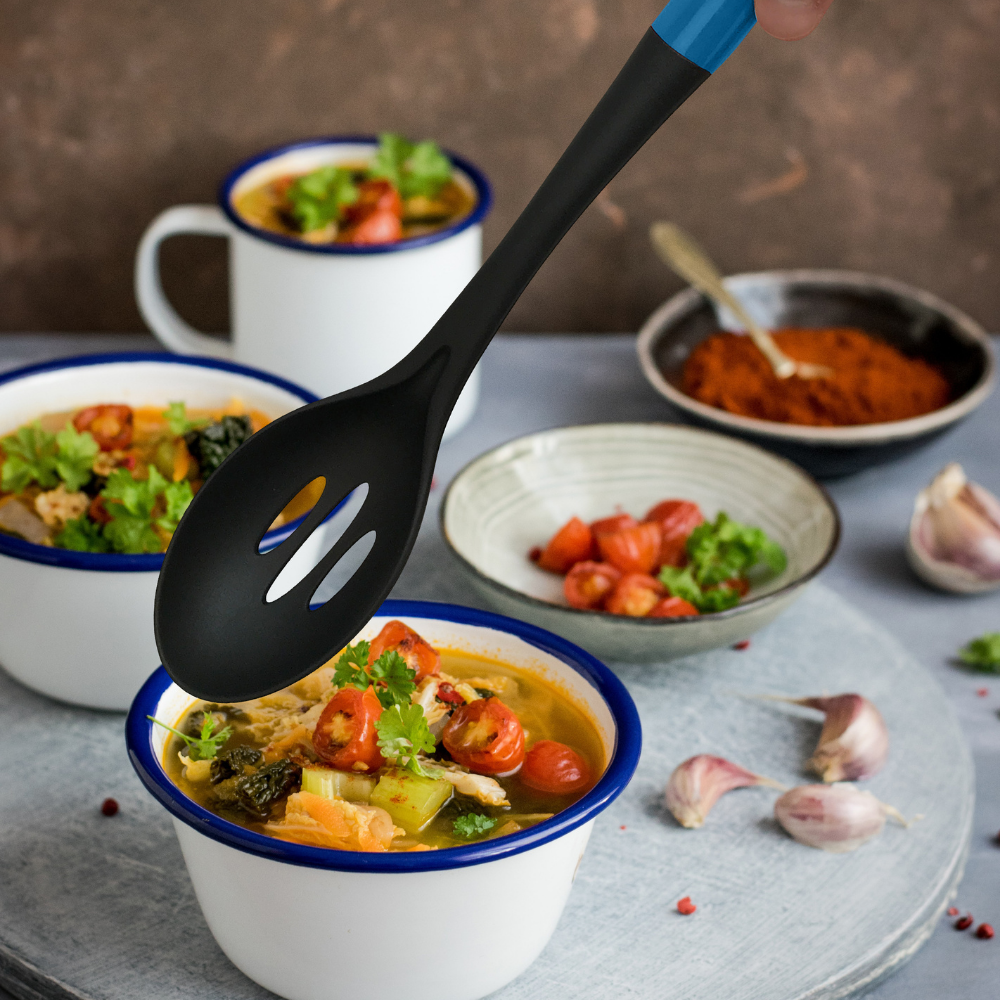 Utensil Set: Slotted Spoon & Spaghetti Server (2 Pack)