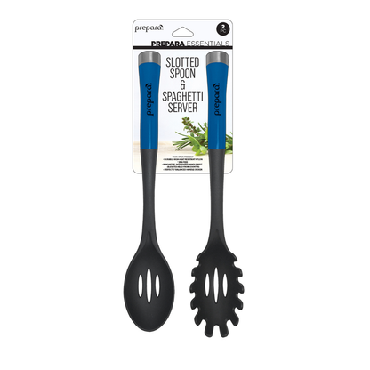 Utensil Set: Slotted Spoon & Spaghetti Server (2 Pack)
