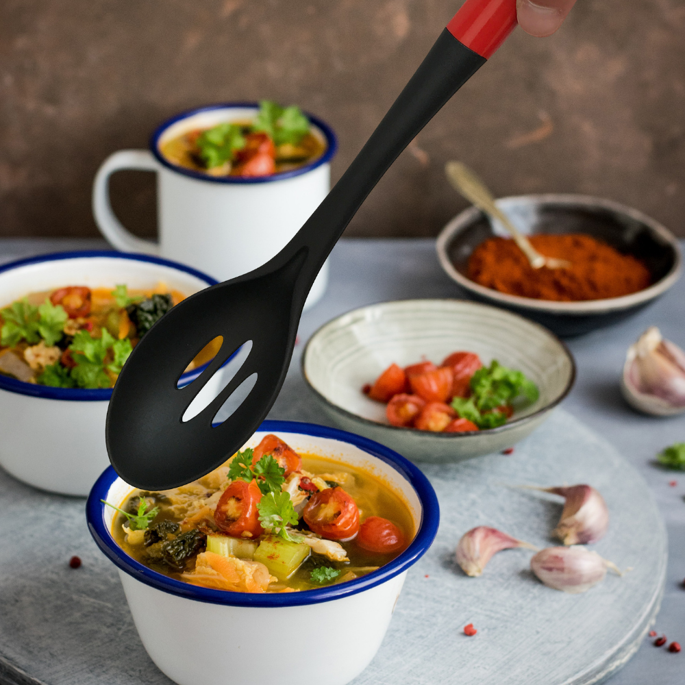Utensil Set: Slotted Spoon & Spaghetti Server (2 Pack)